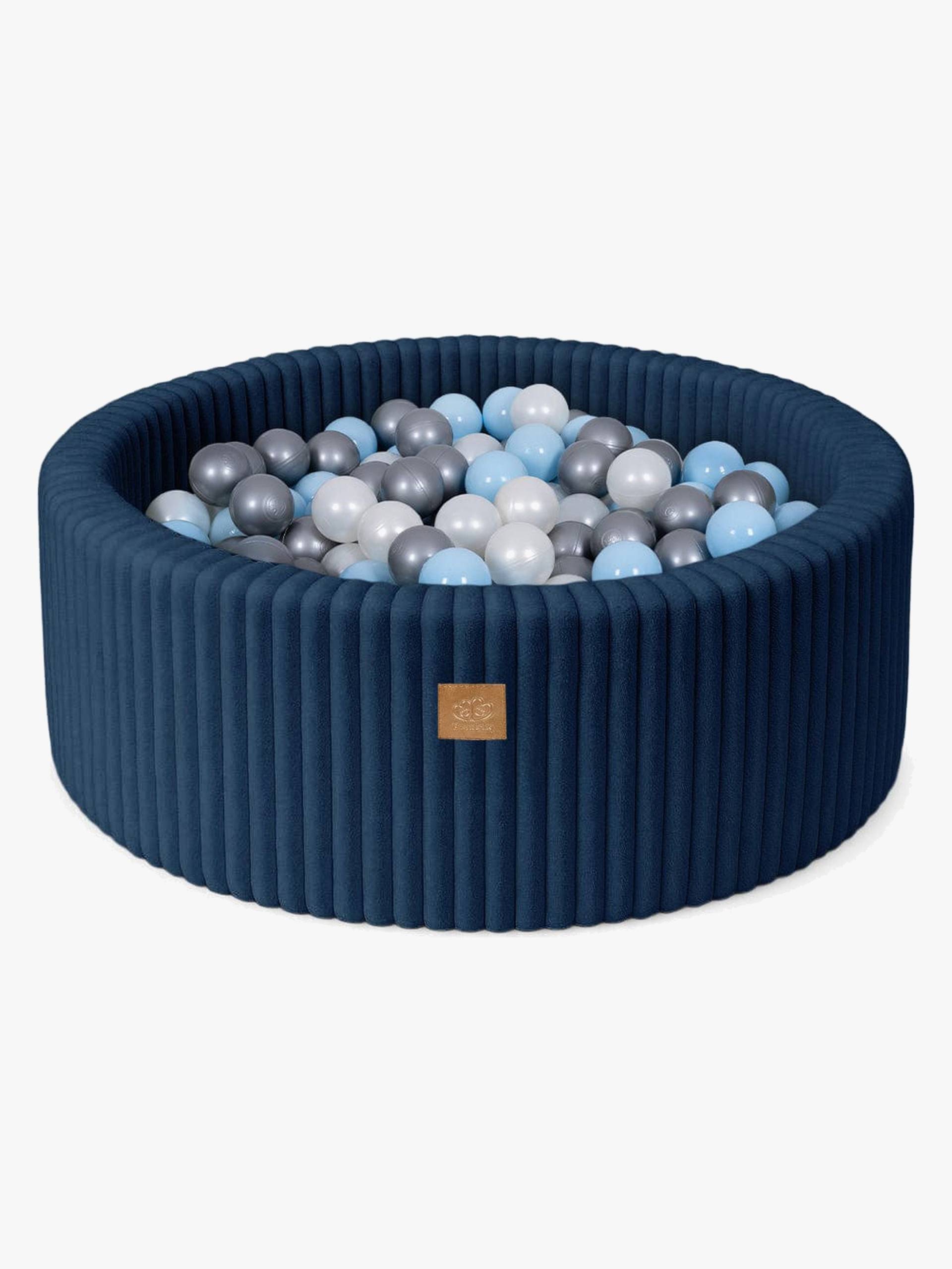 MeowBaby Churros Bällebad Midnight Blue, Blue/Silver MeowBaby Churros Bällebad Midnight Blue, Blue/Silver von MeowBaby
