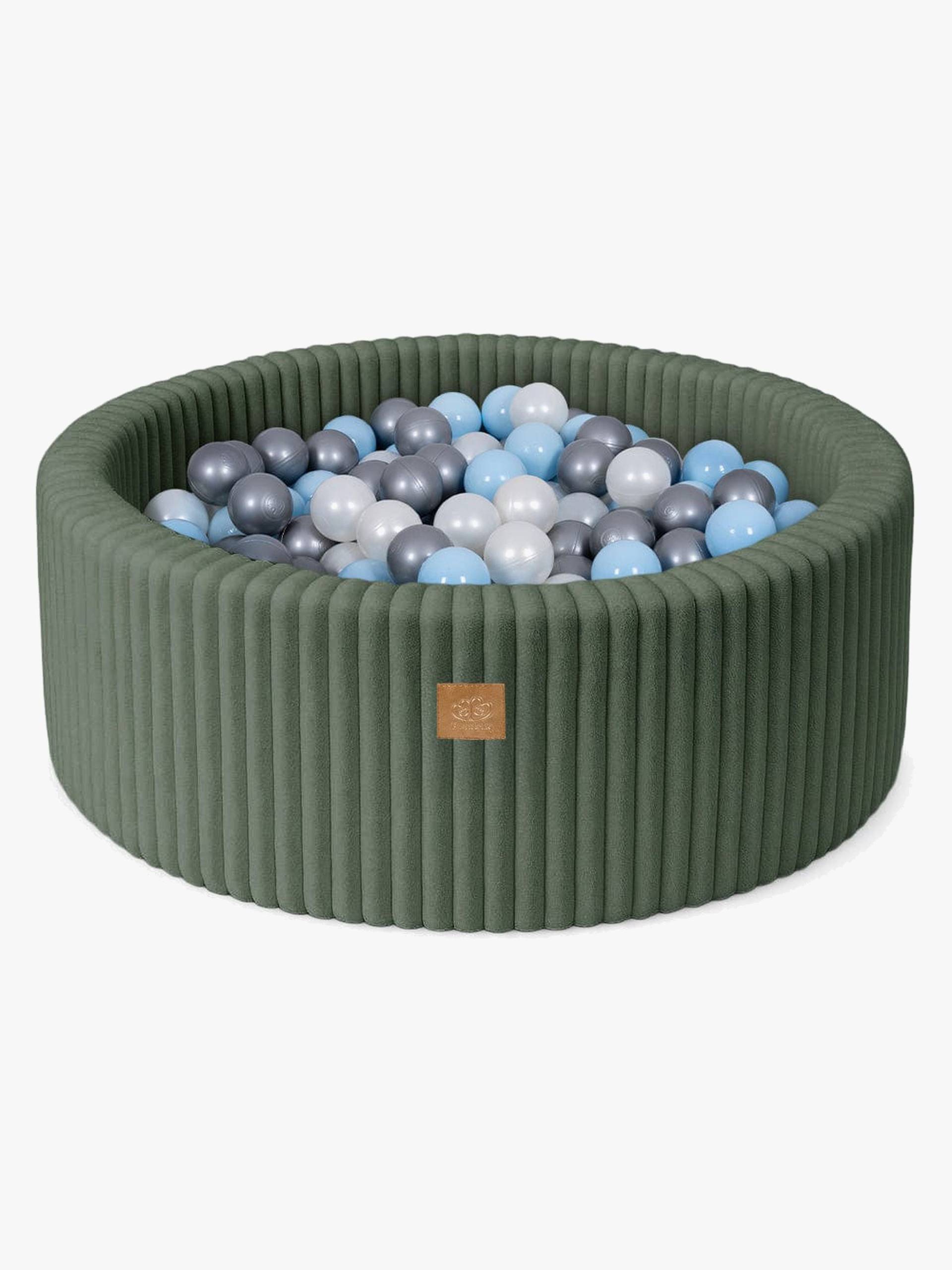 MeowBaby Churros Bällebad Olive Green, Blue/Silver MeowBaby Churros Bällebad Olive Green, Blue/Silver von MeowBaby
