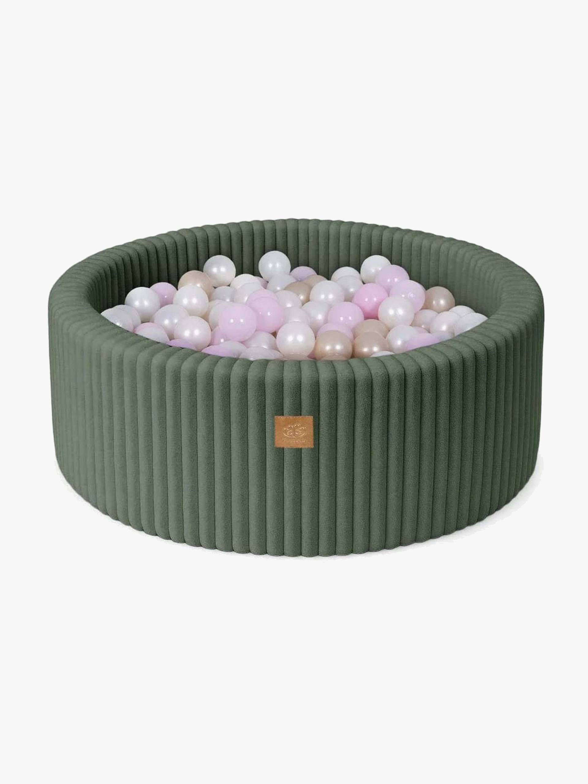 MeowBaby Churros Bällebad Olive Green, Pink/Gold MeowBaby Churros Bällebad Olive Green, Pink/Gold von MeowBaby