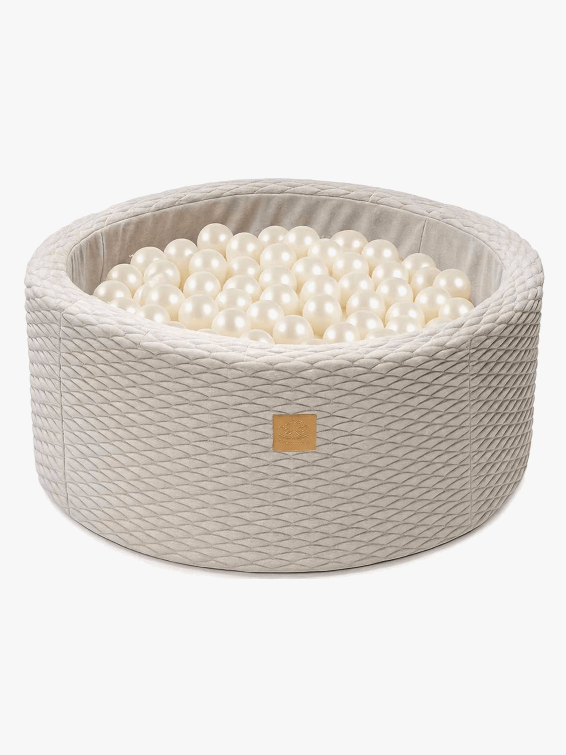 MeowBaby Dune Rundes Bällebad, Ivory MeowBaby Dune Rundes Bällebad, Ivory von MeowBaby