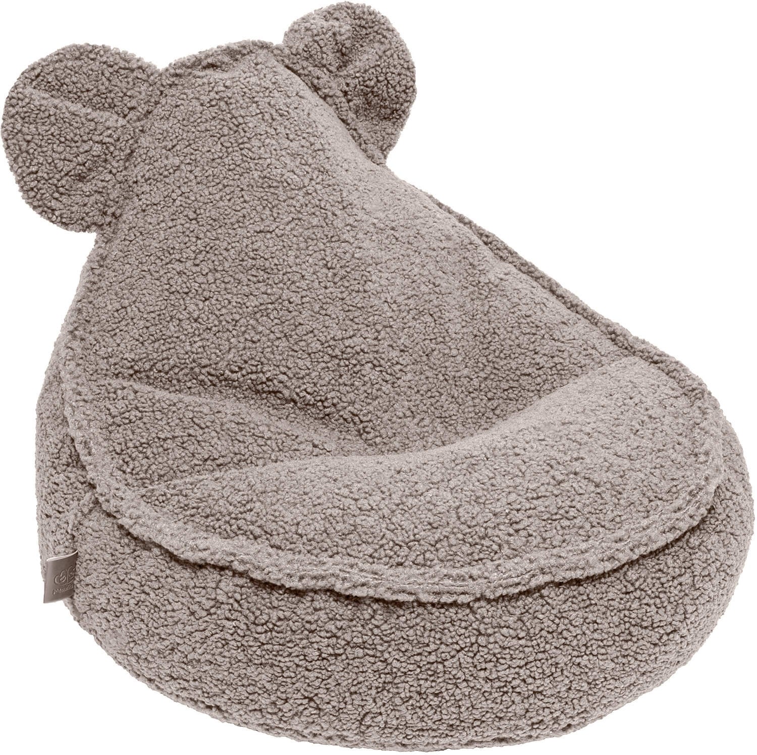 Meowbaby Bearly Sitzsack Teddy, Hellgrau von MeowBaby