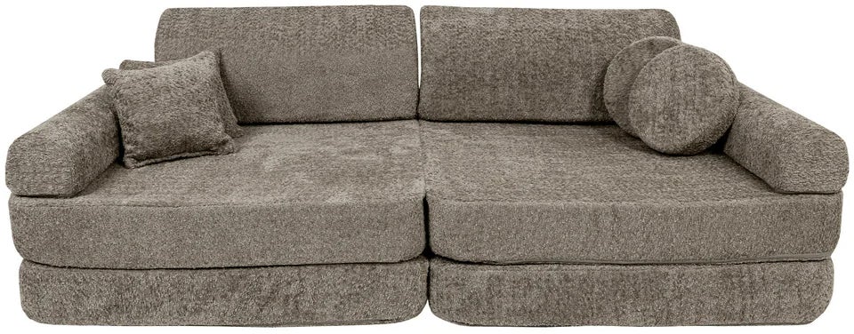 Meowbaby Premium Boucle Sofa, Tan Beige, Kindersofa, Kindercouch, Kinder von MeowBaby