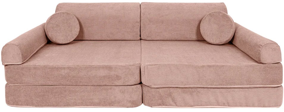 Meowbaby Slimcord Sofa, Rosa, Kindersofa, Kindercouch, Kinder von MeowBaby