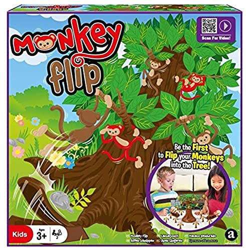 Merchant Ambassador Monkey Flip – Das spannende Spiel der fliegenden Affen – Lustiges Katapultspiel für die ganze Familie – Für Kinder ab 5 Jahren geeignet von Ambassador