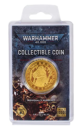 Merchoid Warhammer 40.000: Chaos Limited Edition individuell nummerierte goldfarbene Münze Serie 1 Nummer 2 von Merchoid