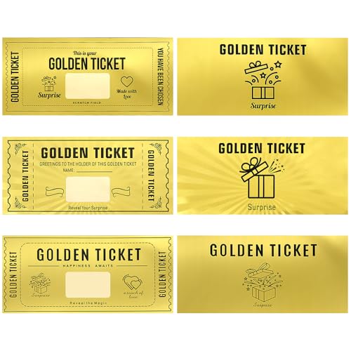 3pc/Set Ticket Rubbelkarte mit Umschlag Urlaub Rubbeln DIY Überraschung Geschenk von Mercollection