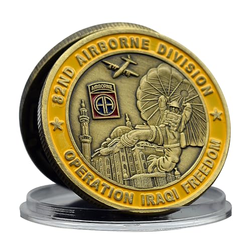 82ND Airborne Division Challenge Coin Operation Iraqi Freedom Metal Medal Collection Gift von Mercollection