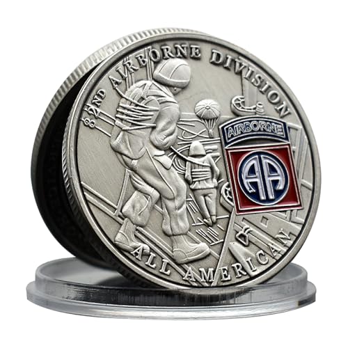 American 82nd Airborne Division Herausforderung Münze Metall Handwerk Militär Gedenkmünze Sammlung Geschenk von Mercollection