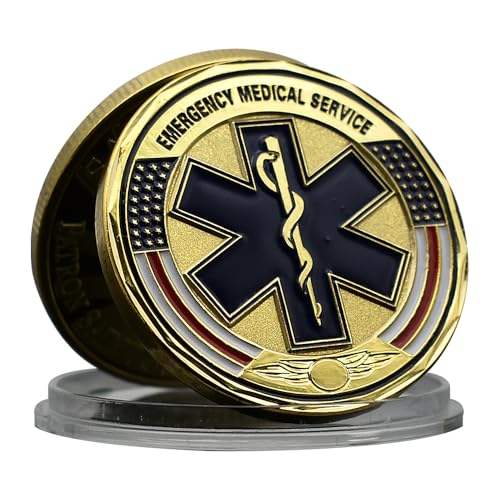 Emergency Medical Service Challenge Coin US EMS Metal Medal Memorial Medal Fans Collection Gift von Mercollection