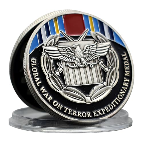 Global War on Terrror Expeditionary Medal Home Decoration Metal Embossed Commemorative Coin Collection Gift von Mercollection