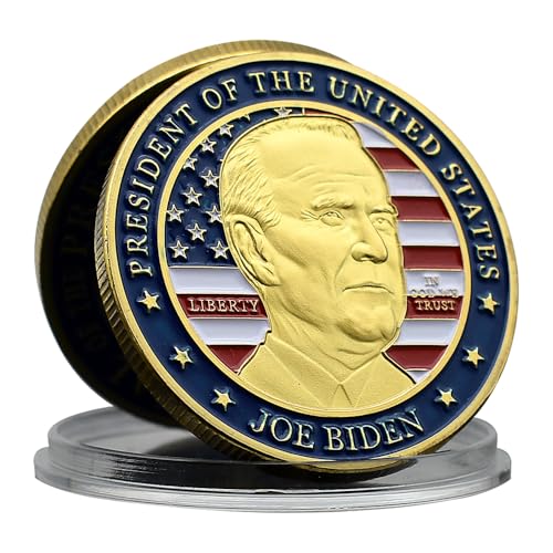 Joe Biden Gedenkmünze Metal Crafts Präsident der Vereinigten Staaten Herausforderung Münze Sammlung Fans Geschenk von Mercollection