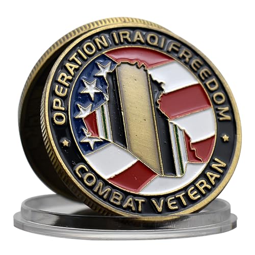 Operation Iraqi Freedom Challenge Coin Saint George Pray for US Metal Badge Collectible Gift von Mercollection