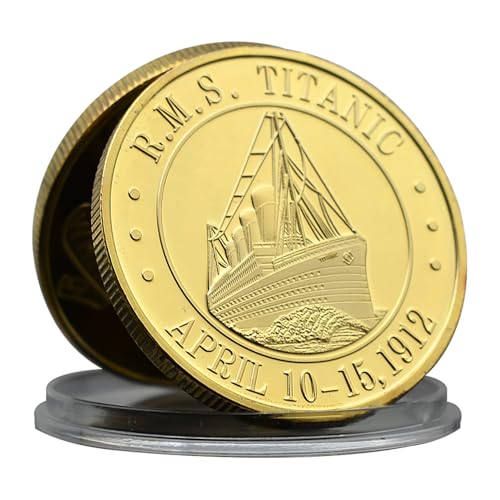 Titanic Challenge Coin Metal RMS Crafts Gedenkmedaillon Sammlerstück von Mercollection