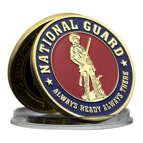 US National Guard Bureau Coin Department of The Army and The Air Force Medal Fans Collection Gift von Mercollection