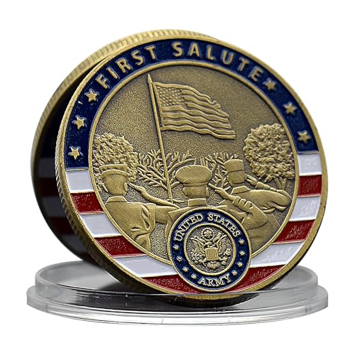 United States Army Oath of Office Gedenkmünze First Salute Metal Medal Collection Geschenk von Mercollection