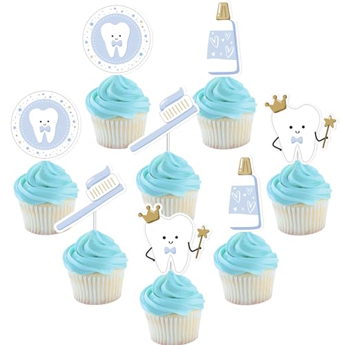 Cupcake-Topper mit Zähnen, Blau, für den ersten Zahn, Kuchendekorationen, Zahnarzt, Babyparty, Cupcake-Topper, Zahnarzt, Party-Dekoration für Jungen, Zahnabschluss, Geburtstag, Party, Babyparty, Cupcake-Topper mit Zähnen, Blau, für den ersten Zahn, Kuchendekorationen, Zahnarzt, Babyparty, Cupcake-Topper, Zahnarzt, Party-Dekoration für Jungen, Zahnabschluss, Geburtstag, Party, Babyparty, von Merrystorm