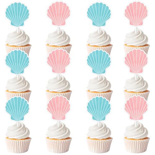 Seashell Geschlecht Enthüllen Dekorationen 36pcs Cupcake Toppers Er oder sie wir Shell sehen Picks Strand Kuchen Dekor für Frauen unter dem Meer Junge oder Mädchen Baby Dusche Zubehör Seashell Geschlecht Enthüllen Dekorationen 36pcs Cupcake Toppers Er oder sie wir Shell sehen Picks Strand Kuchen Dekor für Frauen unter dem Meer Junge oder Mädchen Baby Dusche Zubehör von Merrystorm