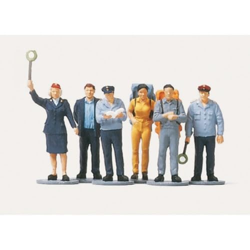 Merten 0212530 East German Railway Personnel (6) Figure Set von Gaugemaster