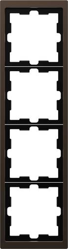 Merten Rahmen Abdeckung System Design Mocca MEG4040-6552 von Merten