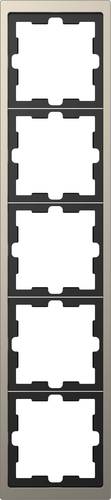 Merten Rahmen Abdeckung System Design Nickel MEG4050-6550 von Merten