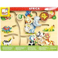 Motorikspiel: Africa, aus Holz von Mertens GmbH