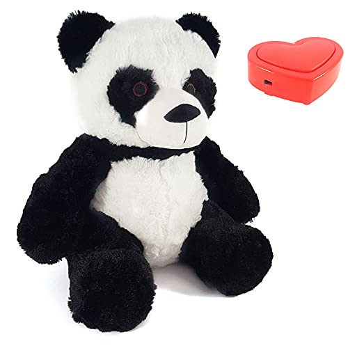 Message in a Cuddle Kuscheltier Panda mit Ihrer gesprochenen Nachricht | Panda 45cm | Mit Voice Recorder | Deine eigene Stimme | Geschenk - Valentinstag - Geburtstag - Jahrestag - Muttertag von Message in a Cuddle