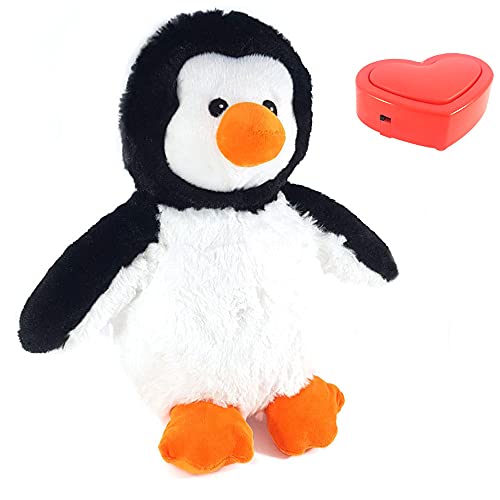 Message in a Cuddle Kuscheltier Pinguin mit eigener Tonaufnahme | Pinguin 45cm | Mit Voice Recorder | Deine eigene Stimme | Geschenk - Valentinstag - Geburtstag - Jahrestag - Muttertag von Message in a Cuddle