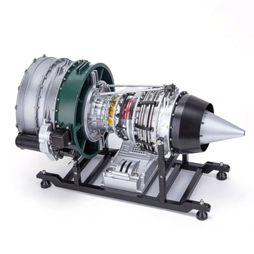 MetaHrystynx 1/10 Mechanisches Doppelrotor-Axialflugzeug-Turbotriebwerk Modell, Wissenschaft und Bildung Sammlung Baukästen für Erwachsene, 1000+Teile von MetaHrystynx