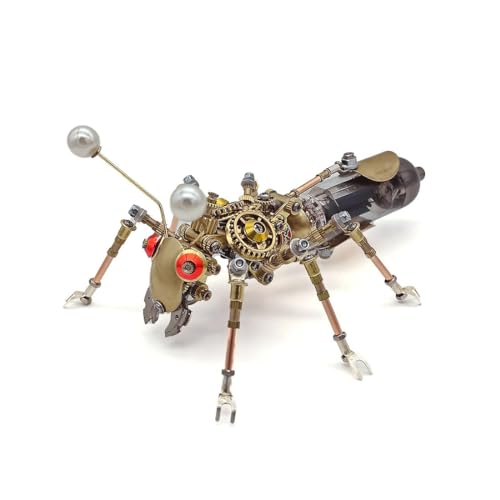 MetaHrystynx 3D Metall Ameise Modellpuzzle, Mechanisches Ameise Modell Kits für Erwachsene, DIY Steampunk Insekt Modell Stichsäge, DIY kreative Kits, Dekorationen, 300 Teile von MetaHrystynx