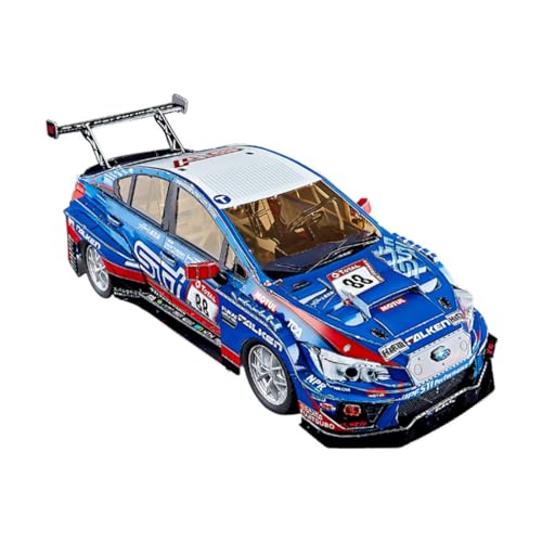 MetaHrystynx 3D-Metall-Rallye-Rennwagen-Puzzle, Mini-Automodell im Maßstab 1:28 mit Funktionslicht, Kreative DIY-Bausätze von MetaHrystynx