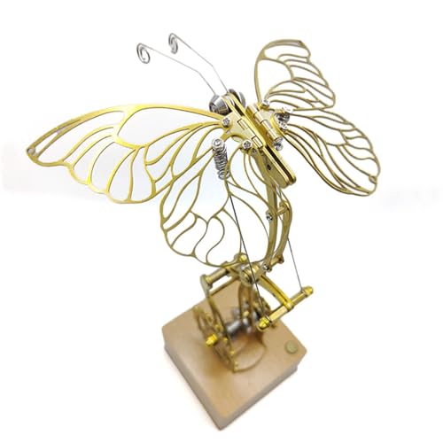 MetaHrystynx 3D Metall Schmetterling Puzzle, Mechanisches Dynamischer Schmetterling mit Type-C-für Erwachsene, DIY Punk Modelle Stichsäge, DIY kreative Kits, Dekorationen von MetaHrystynx