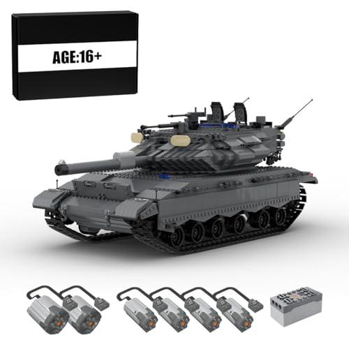 MetaHrystynx MK4 Militärische Kampfpanzer Modellbau-Bausteine Set, MOC 108688 Militärisches Panzermodellbausätze, 1:17 Armee-Panzer Modell, Militärspielzeug für Erwachsene, 2195 Teile von MetaHrystynx