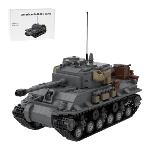 MetaHrystynx MOC-150790 Militär Panzer Modellbausatz, Detailliertes Armee-Panzer-Modell für Erwachsene, Präzises Baustein-Spielzeug, Sammler, 806 Teile von MetaHrystynx