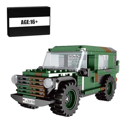 MetaHrystynx Militär Fahrzeug Modellbausatz, Armee-Autoblock, 1/30 MOC Militärischer Baustein für Erwachsene, Perfekt für Dekorationen, 192 Telie von MetaHrystynx