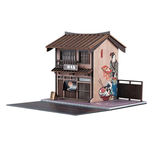 MetaHrystynx Miniatur Japanisches BBQ-Restaurant Szenenmodell, 1:64 Maßstab detailliertes DIY-Kit für einzigartige Wohnkultur, kreative Enthusiasten. von MetaHrystynx