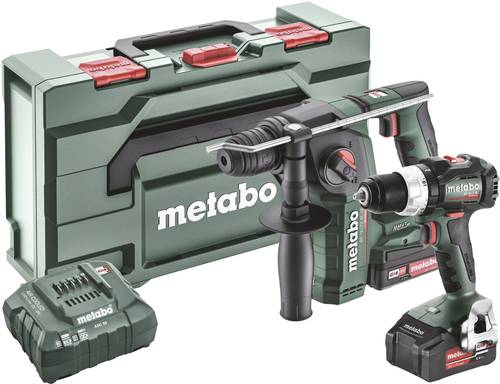 Metabo BS 18 LT BL + BH 18 LTX BL 16 685182000 Akku-Bohrhammer, Akku-Bohrschrauber 18V 2.0 Ah, 4.0Ah von Metabo