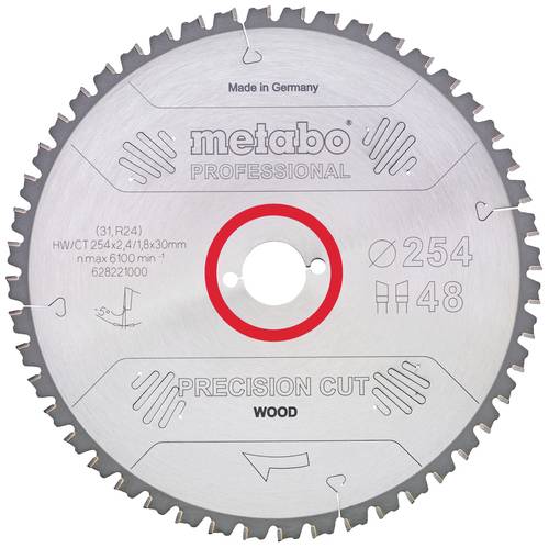 Metabo 628225000 Kreissägeblatt 315mm Zähneanzahl: 84 1St. von Metabo