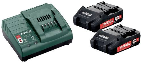 Metabo Basic-Set 2 x 2.0Ah 685161000 Werkzeug-Akku 18V 2.0Ah Li-Ion von Metabo