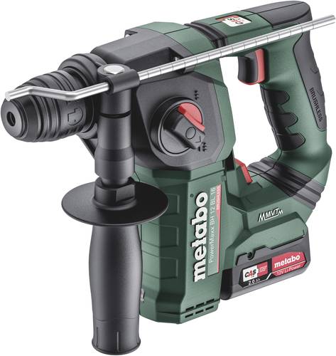 Metabo PowerMaxx BH 12 BL 16 600207500 Akku-Bohrhammer 12V 2Ah Li-Ion von Metabo