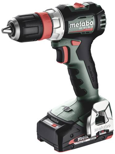 Metabo BS 18L BL Q 613156500 Akku-Bohrschrauber 18V 2Ah Li-Ion inkl. 2. Akku, bürstenlos, inkl. Kof von Metabo