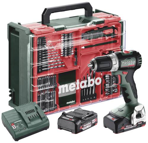 Metabo BS 18L BL Set 613155710 Akku-Bohrschrauber 18V 2Ah Li-Ion inkl. 2. Akku, bürstenlos, inkl. K von Metabo