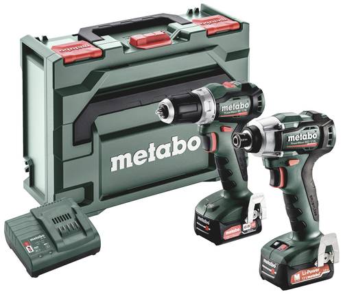 Metabo Combo Set 2.7.3 12V BL 685228000 Akku-Bohrschrauber, Akku-Schlagschrauber 12V 2Ah Li-Ion von Metabo