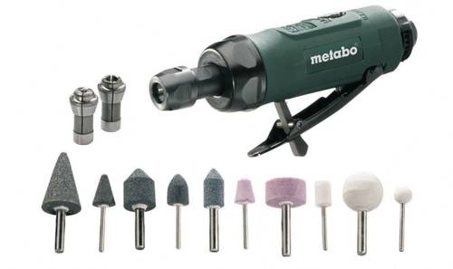 Metabo DG 25 Set Druckluft-Geradschleifer 1/4  (6.3 mm) 6.2 bar inkl. Koffer von Metabo