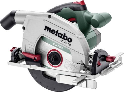 Metabo KS 66 FS Handkreissäge Schnitttiefe max. (90°) 66mm 1500W von Metabo