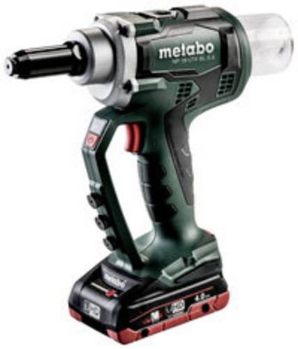 Metabo NP 18 LTX BL 5.0 619002800 Akku-Blindnietpistole 18V LiHD inkl. 2. Akku, mit Zubehör, inkl. von Metabo