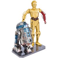 FASCINATIONS 502667 Metal Earth: Star Wars Set C-3PO + R2-D2 von Metal Earth