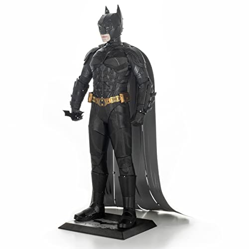 Fascinations ICX2005 Metal Earth Metallbausätze - Batman The Dark Knight, lasergeschnittener 3D-Konstruktionsbausatz, 3D Metall Puzzle, DIY Modellbausatz mit 2.75 Metallplatinen, ab 14 Jahre von Metal Earth