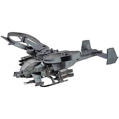 Fascinations ICX253 Metal Earth Metallbausätze - Avatar 2 Kampfflugzeug Scorpion Gunship, lasergeschnittener 3D-Konstruktionsbausatz, 3D Metall Puzzle, DIY Modellbausatz, 2 Metallplatinen, ab 14 Jahre von Metal Earth