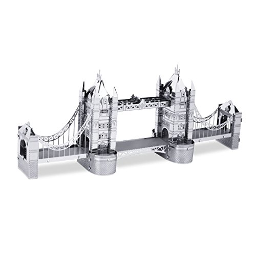 Fascinations MMS022 - Metal Earth 502566 - London Tower Bridge, lasergeschnittener 3D-Konstruktionsbausatz, 2 Metallplatinen, ab 14 Jahren von Metal Earth