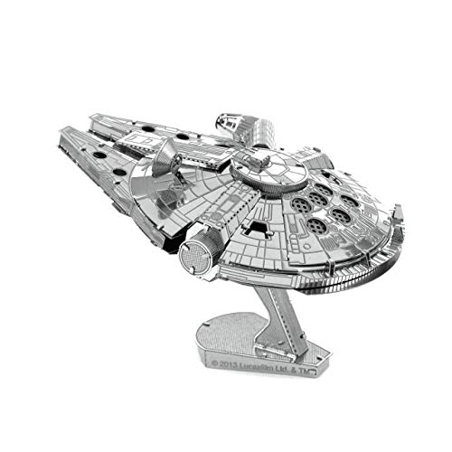 Fascinations MMS251 - Metal Earth 502658 - STAR WARS Millenium Falcon™, lasergeschnittener 3D-Konstruktionsbausatz, 2 Metallplatinen, ab 14 Jahren von Metal Earth